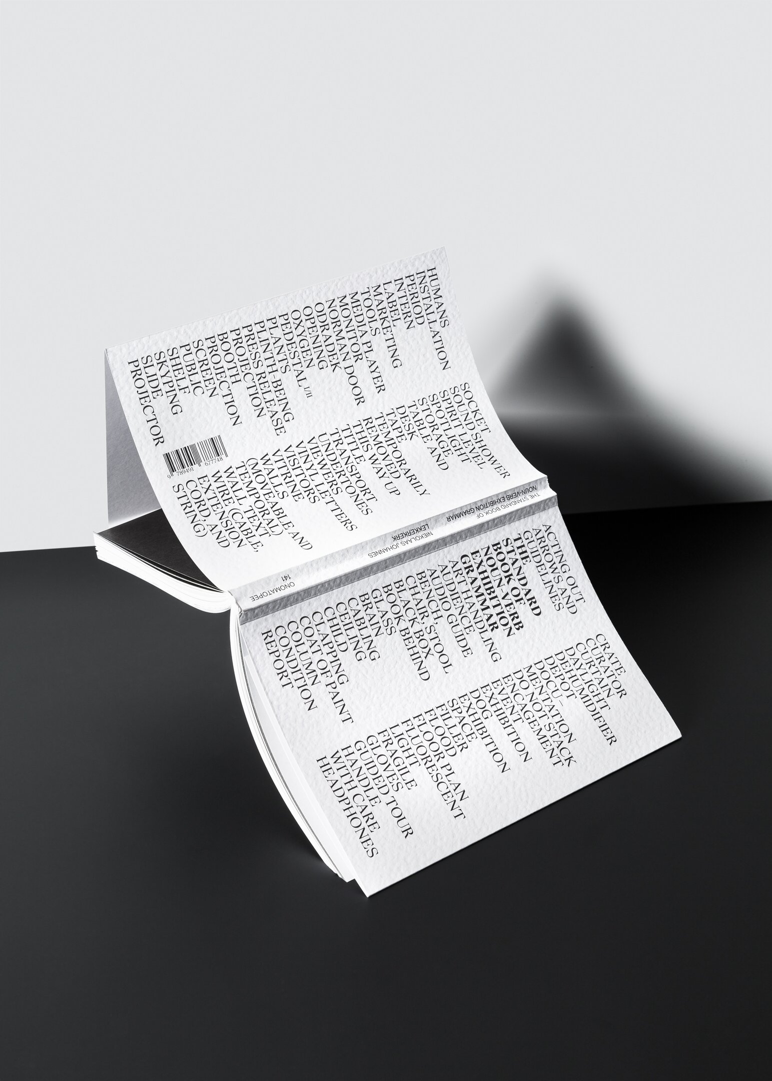 Niekolaas Johannes Lekkerkerk, The Standard Book of Noun-Verb Exhibition Grammar